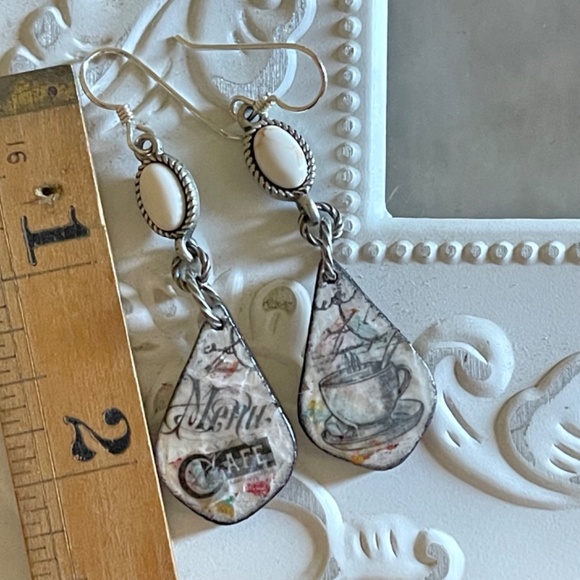 OOAK Artisan Earrings - Sterling Silver Ear Wires - Picture 5 of 9